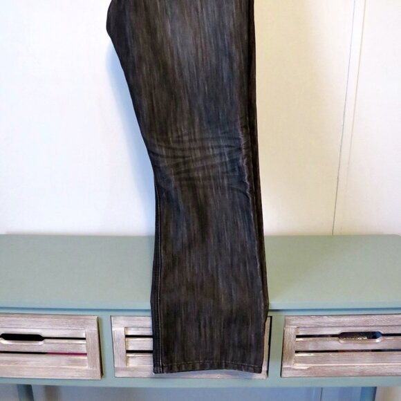 NWOT INC International Concepts Berlin Slim Straight Jeans Black Size 40x32 - Picture 9 of 14